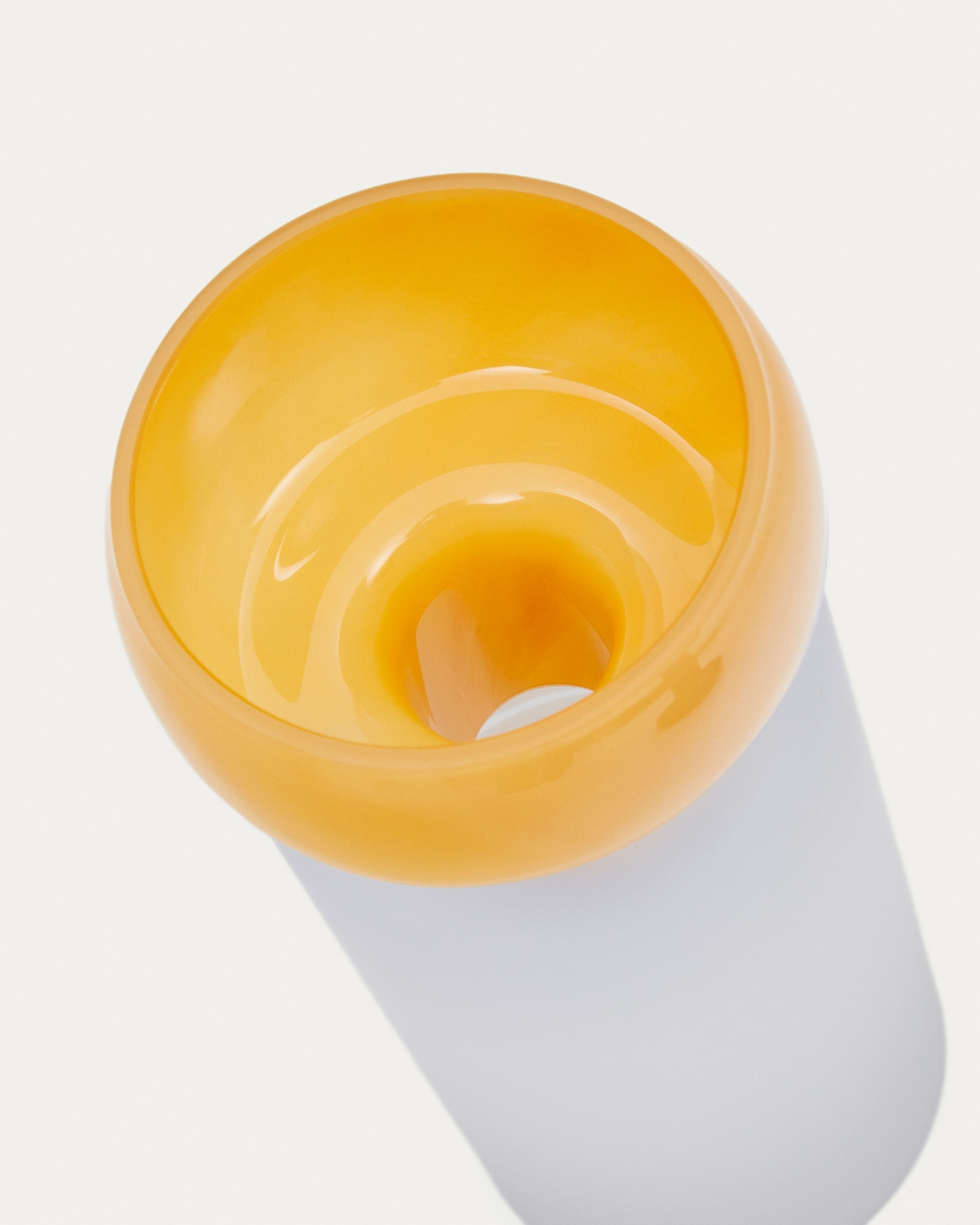 Kelse Ваза из прозрачного и оранжевого стекла 30,5 см La Forma (ex Julia Grup)