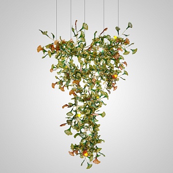 Подвесная люстра ELLING LUX H400 Green by ImperiumLoft