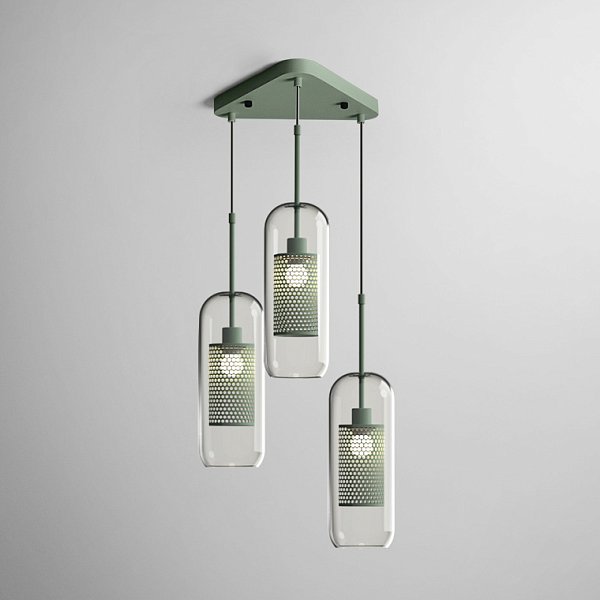 Подвесной светильник CATCH TRIO MATCHA by ImperiumLoft