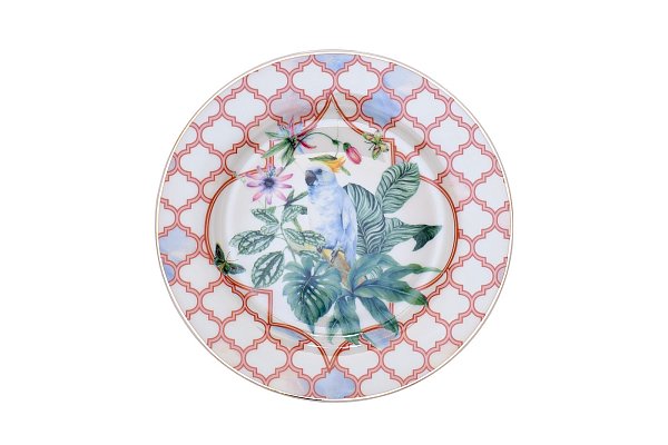 Тарелка десертная "Botanika" 19 см Garda Decor 26FC-TAR-BOTANIKA-19