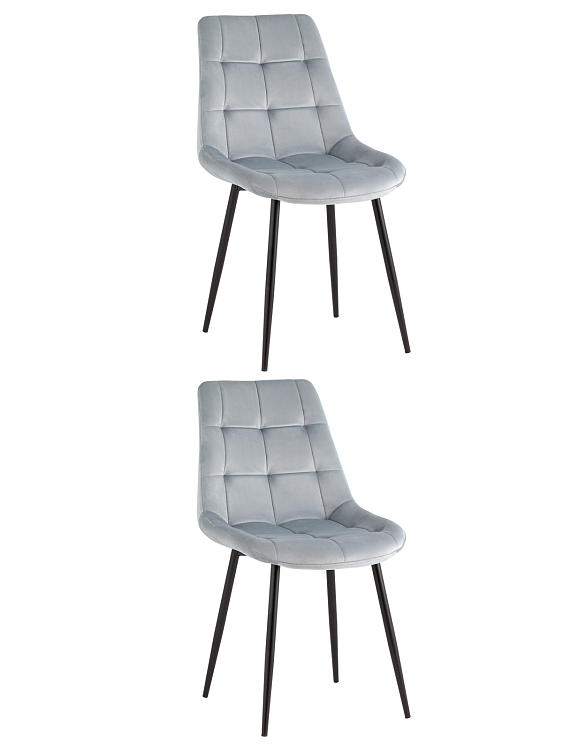 Стул Флекс New велюр пыльно-голубой 2шт. Stool Group