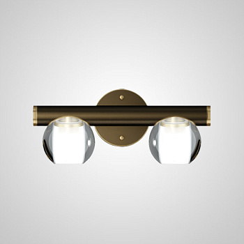 Настенный светильник ILIANA WALL A Brass Black by ImperiumLoft