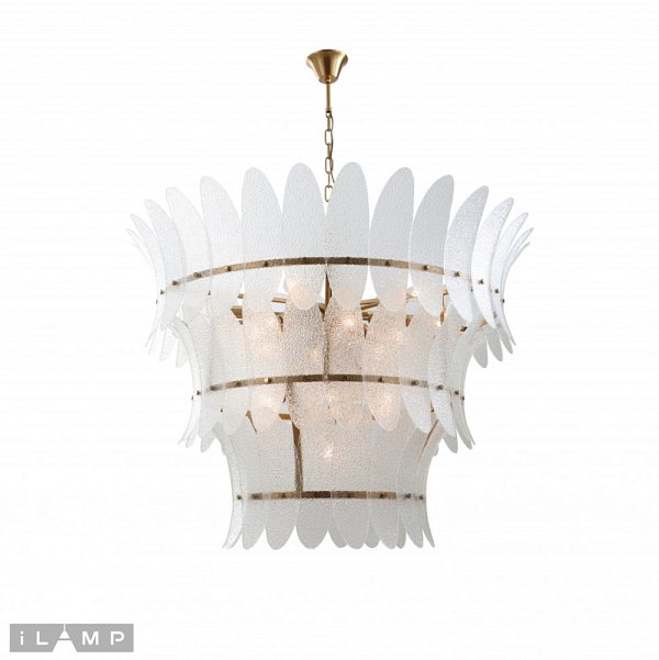 Подвесная люстра iLamp 15602-19 ANB+CL