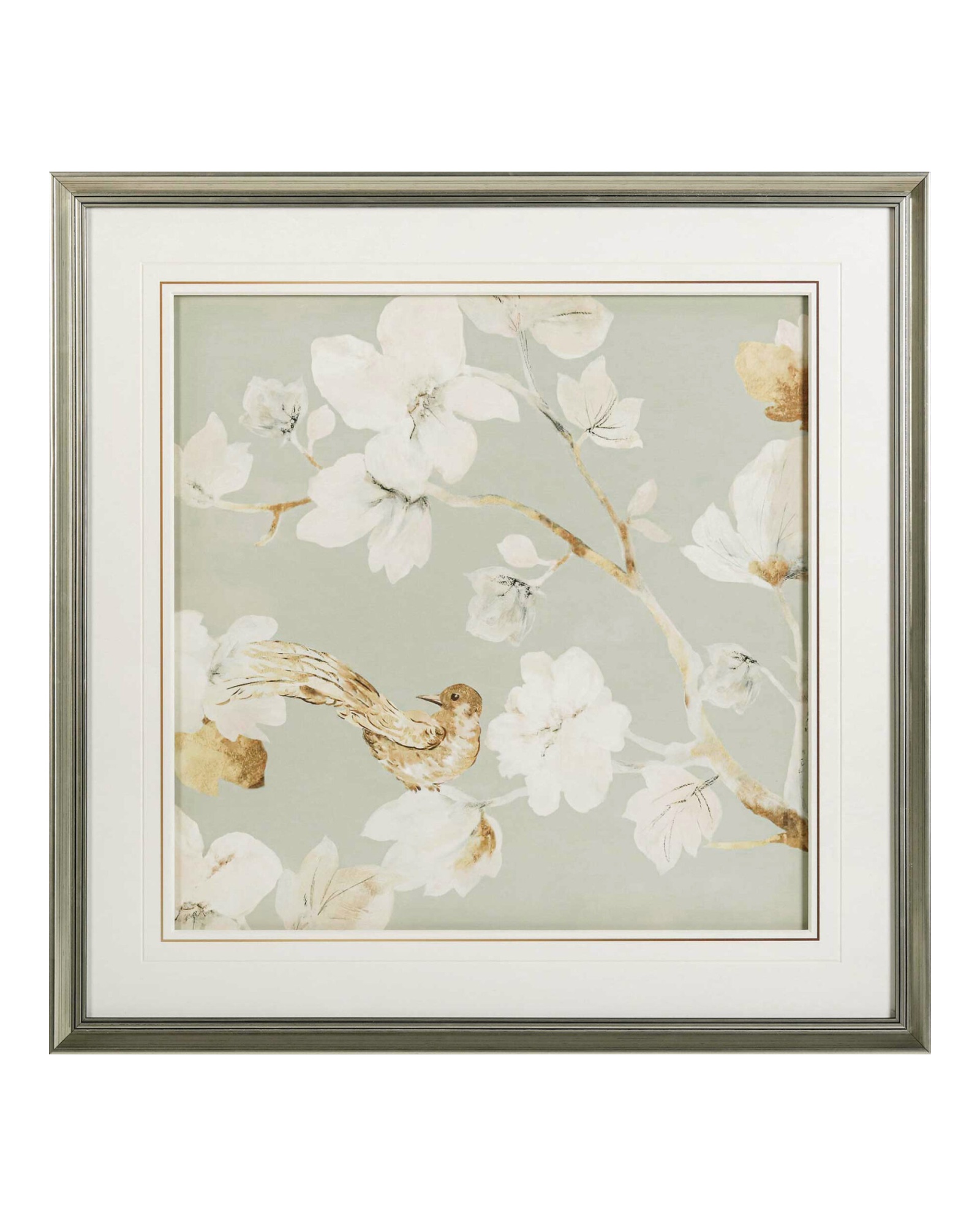 Постер в раме Birds and flowers - II Louvre Home 23P0027