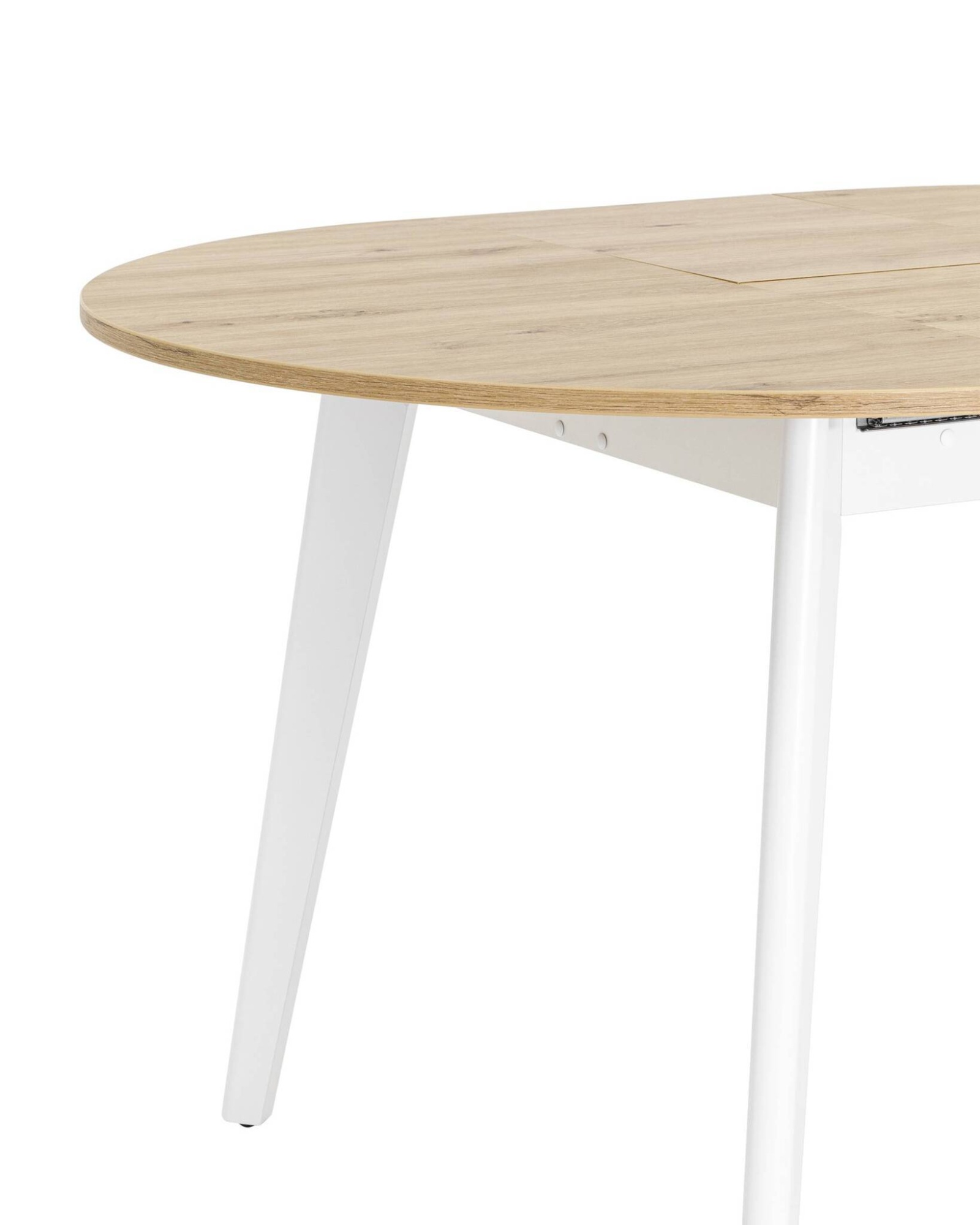 Стол Rondo 100-135*100 дуб/белый Stool Group