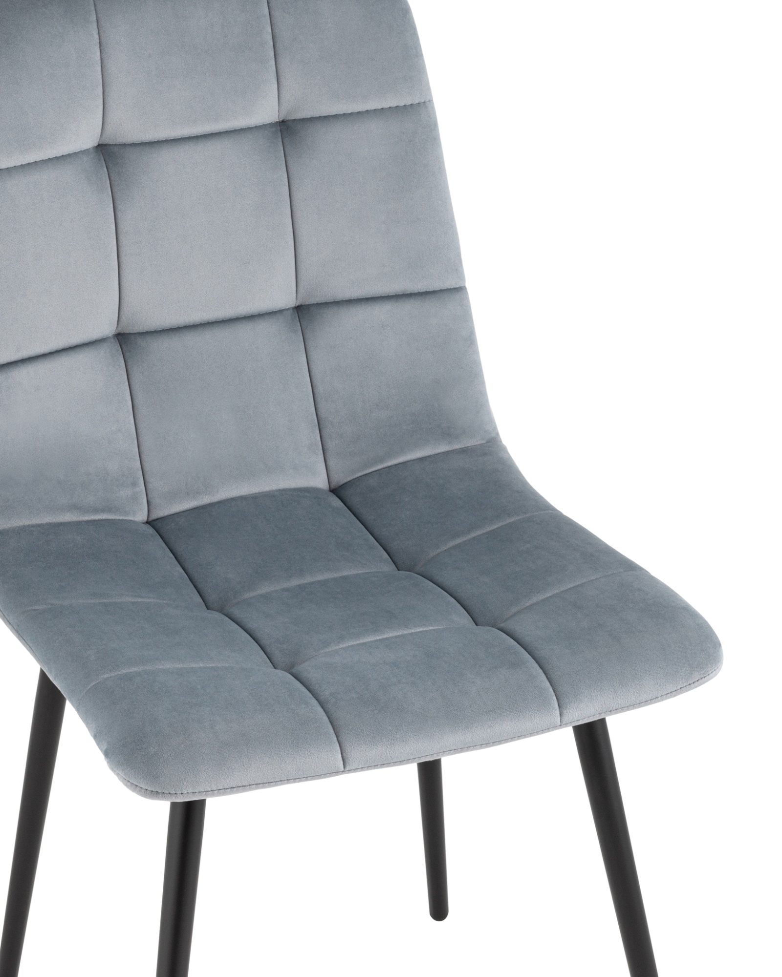 Стул Одди велюр серый Stool Group