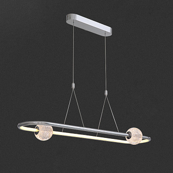 Подвесной светильник STORMS LONG Chrome by ImperiumLoft