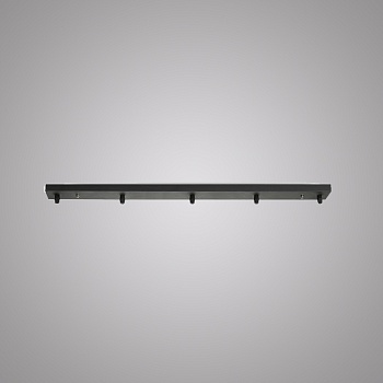 Потолочное крепление CEILING MOUNT 11 BLACK  L150 на 5 подвесов by ImperiumLoft