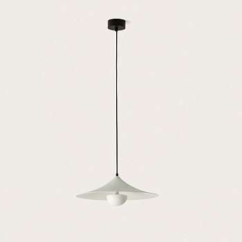 Подвесной светильник Hat белый металл/белый мрамор Aromas del Campo