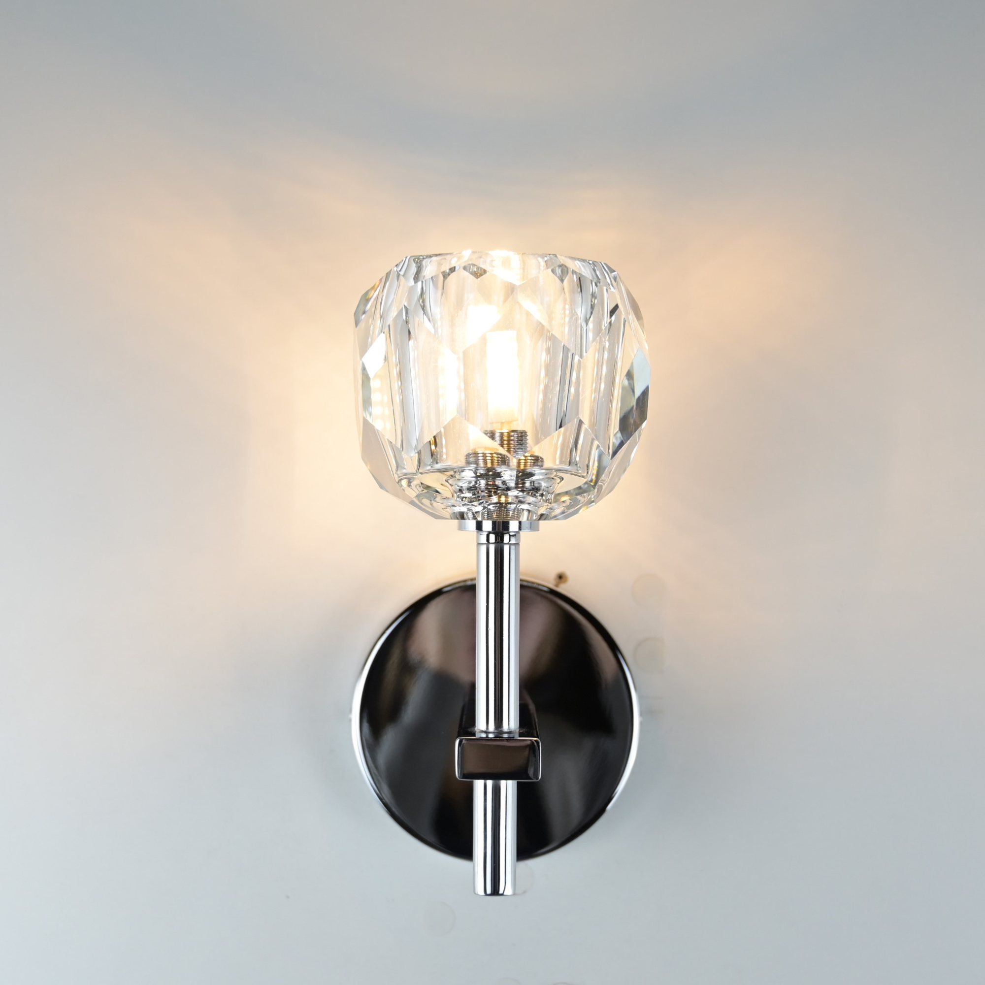 Бра Boule de Cristal Single Sconce Chrome by ImperiumLoft