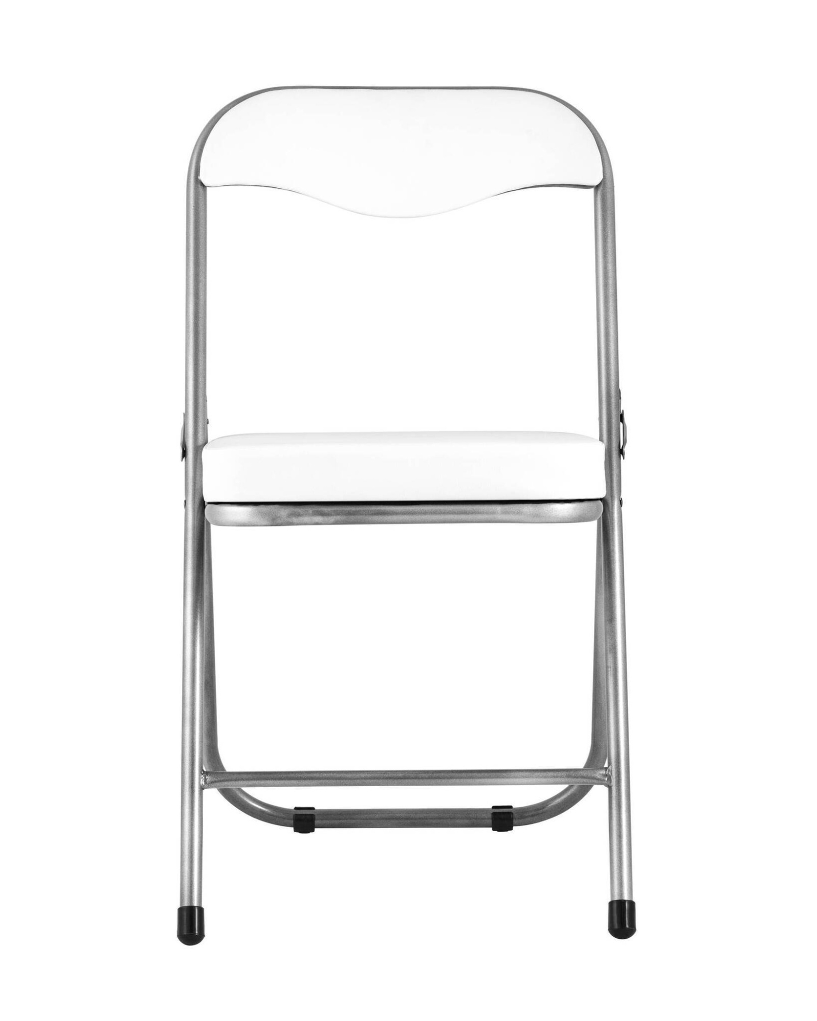 Стул складной ДЖОН металлик, белый Stool Group