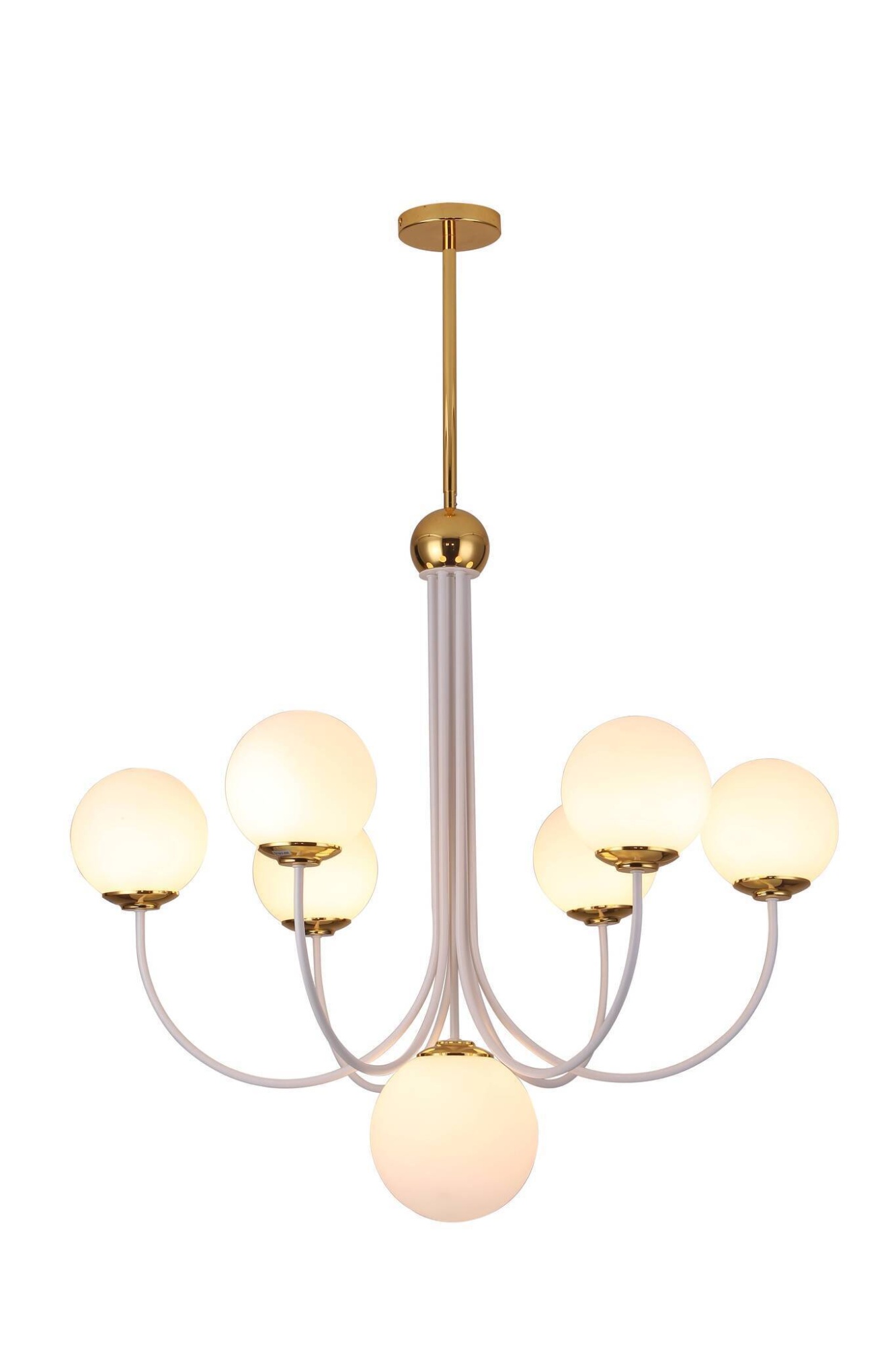 Люстра на штанге Moderli V3002-7C Lana 7*G9*3W