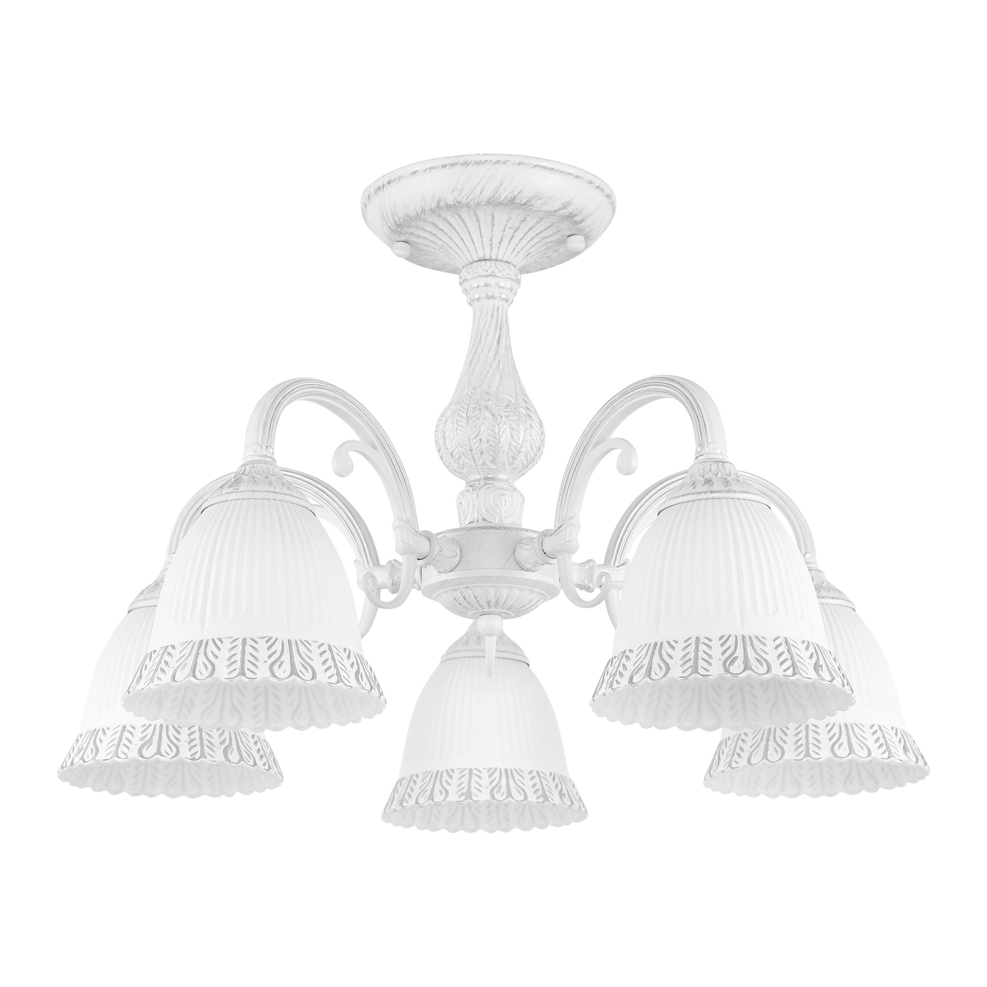 Люстра с плафонами 347410/5 WT+SL Arte Milano