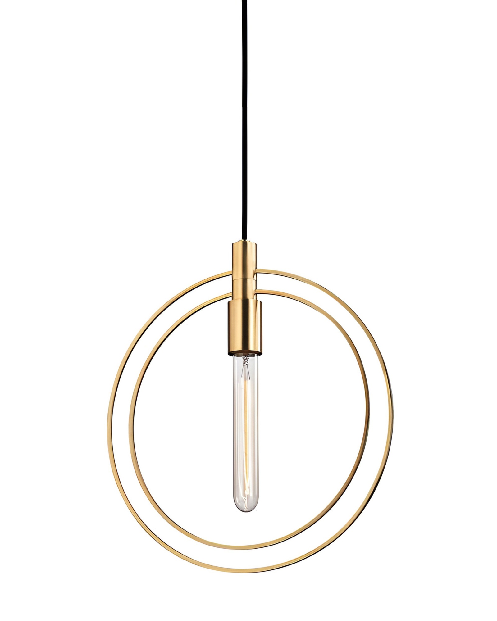 Золотой подвесной светильник Бекки Louvre Home JJ11137-1DB