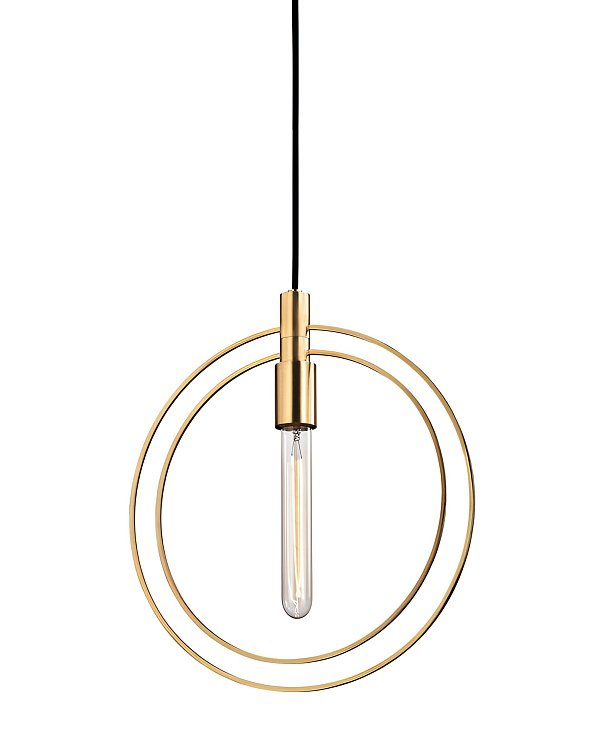 Золотой подвесной светильник Бекки Louvre Home JJ11137-1DB