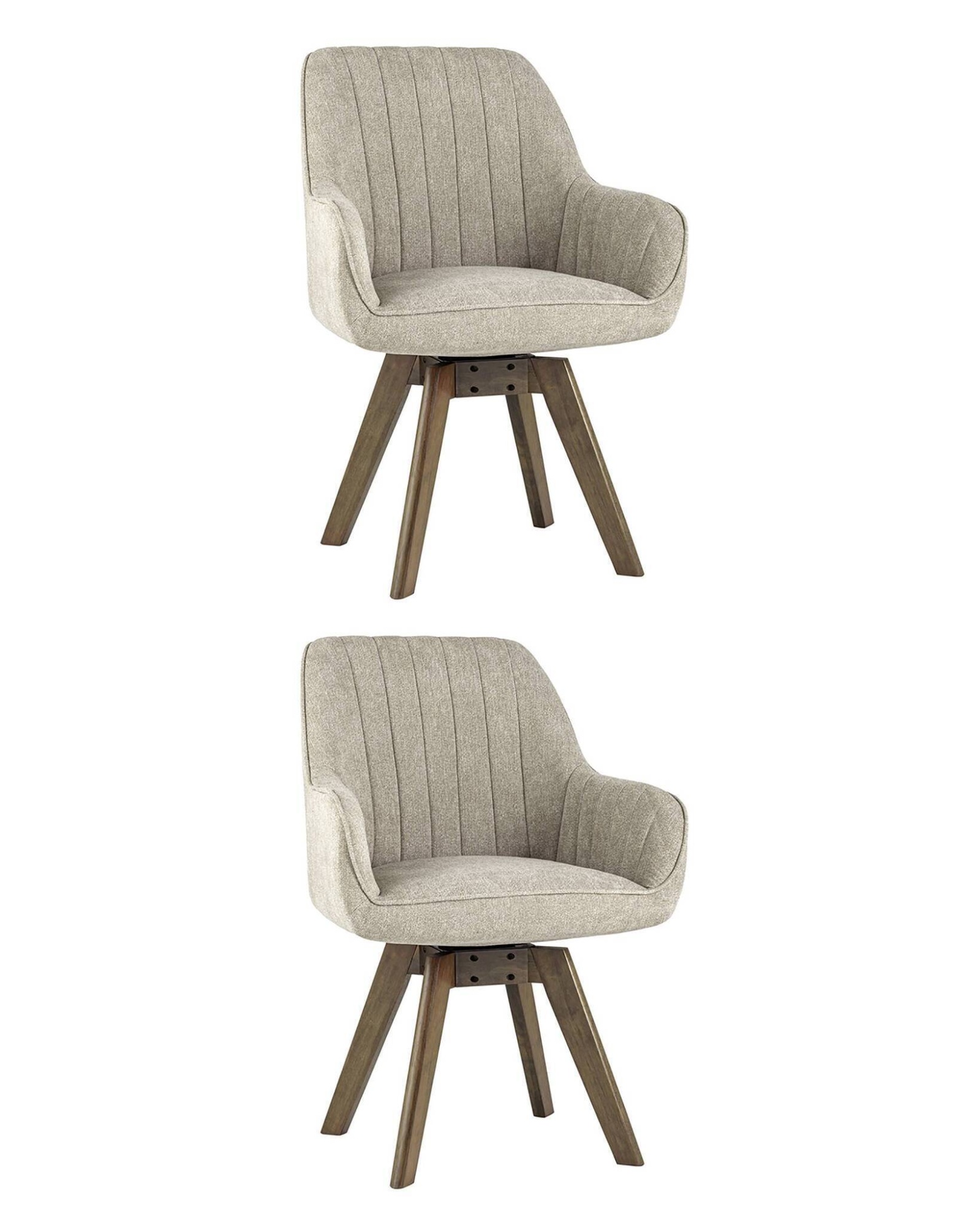 Стул вращающийся MANS латте 2 шт. Stool Group