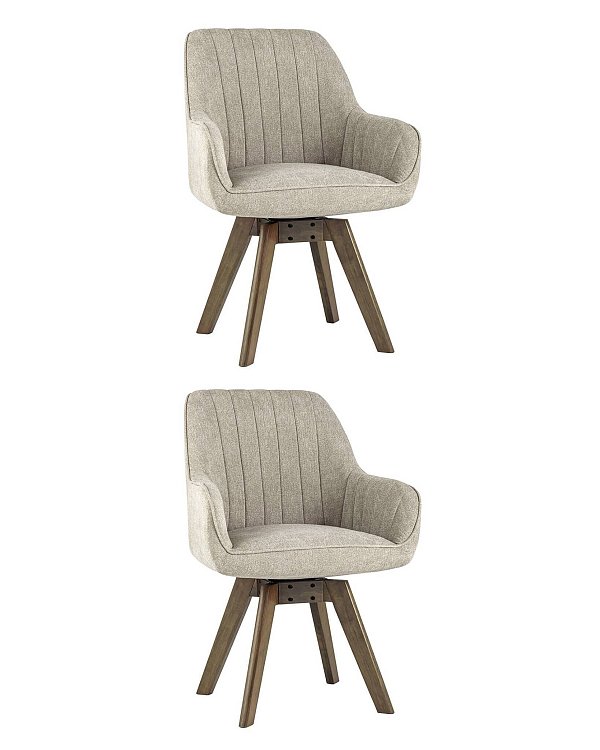 Стул вращающийся MANS латте 2 шт. Stool Group