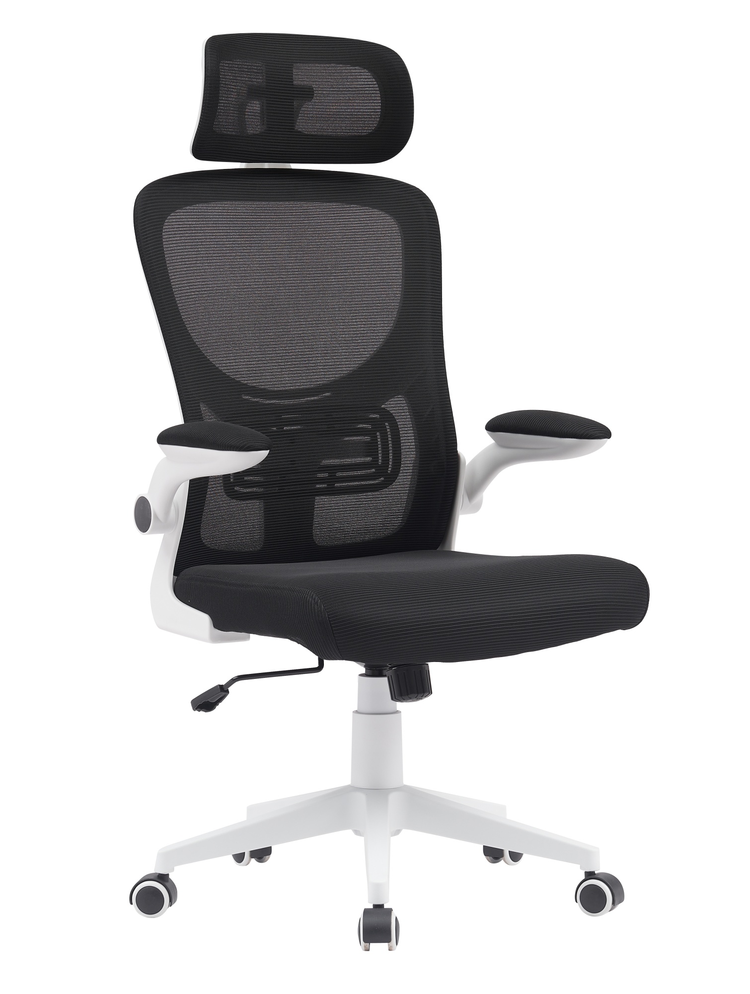 Кресло офисное TopChairs Airone белый с черной сеткой Stool Group