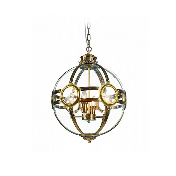 Люстра  Delight Collection Hagerty 3 ant.brass