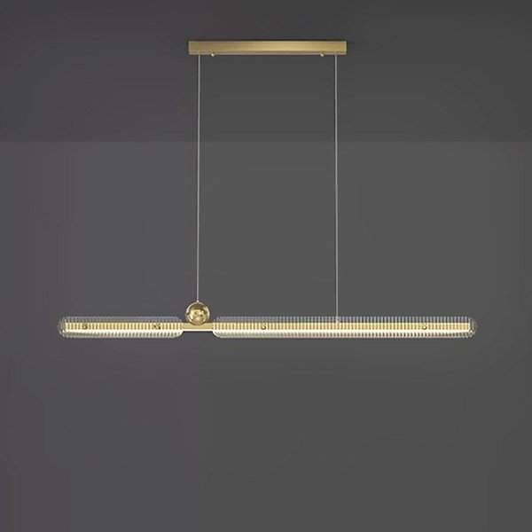 Реечный, рядный светильник CHIFFA B L160 Brass by ImperiumLoft