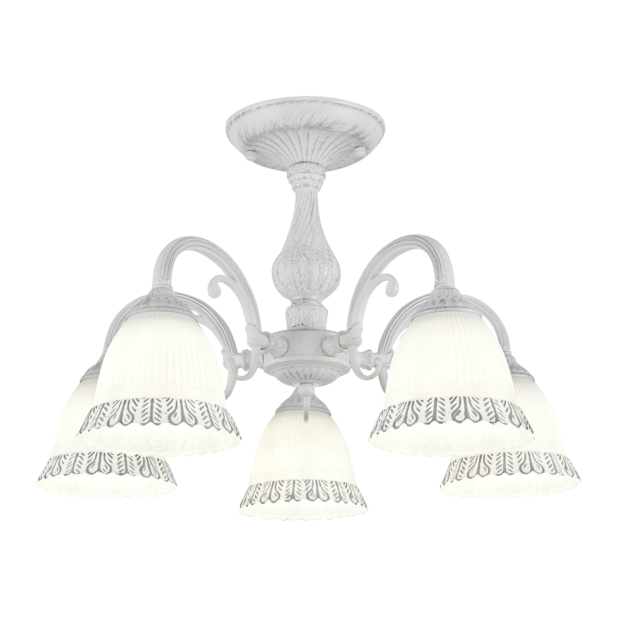 Люстра с плафонами 347410/5 WT+SL Arte Milano