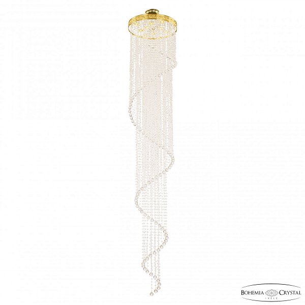 Люстра спираль хрустальная 83131/50IV-260 G Bohemia Ivele Crystal