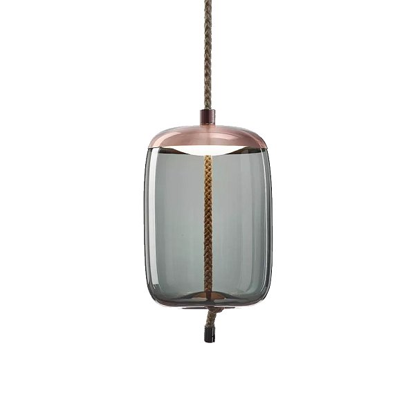 Подвесной светильник Delight Collection Knot B copper/blue