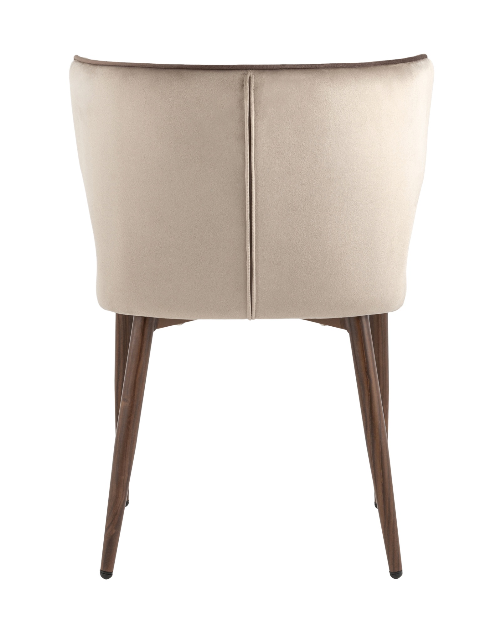 Стул Матео с кантом велюр шампань ножки дерево Stool Group