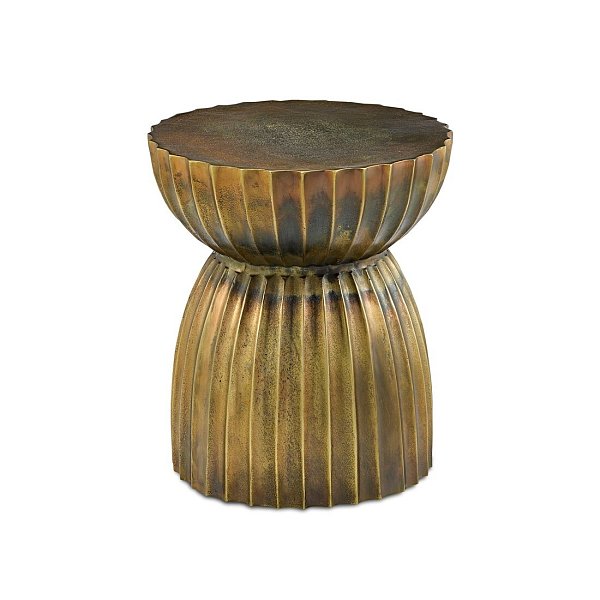 Приставной столик Currey & Company Rasi Antique Brass 4000-0075