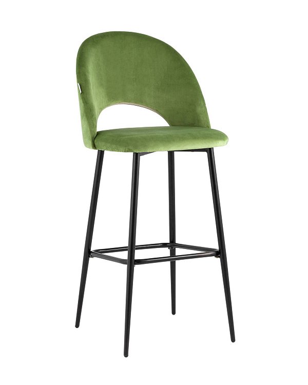 Стул барный Меган велюр травяной Stool Group