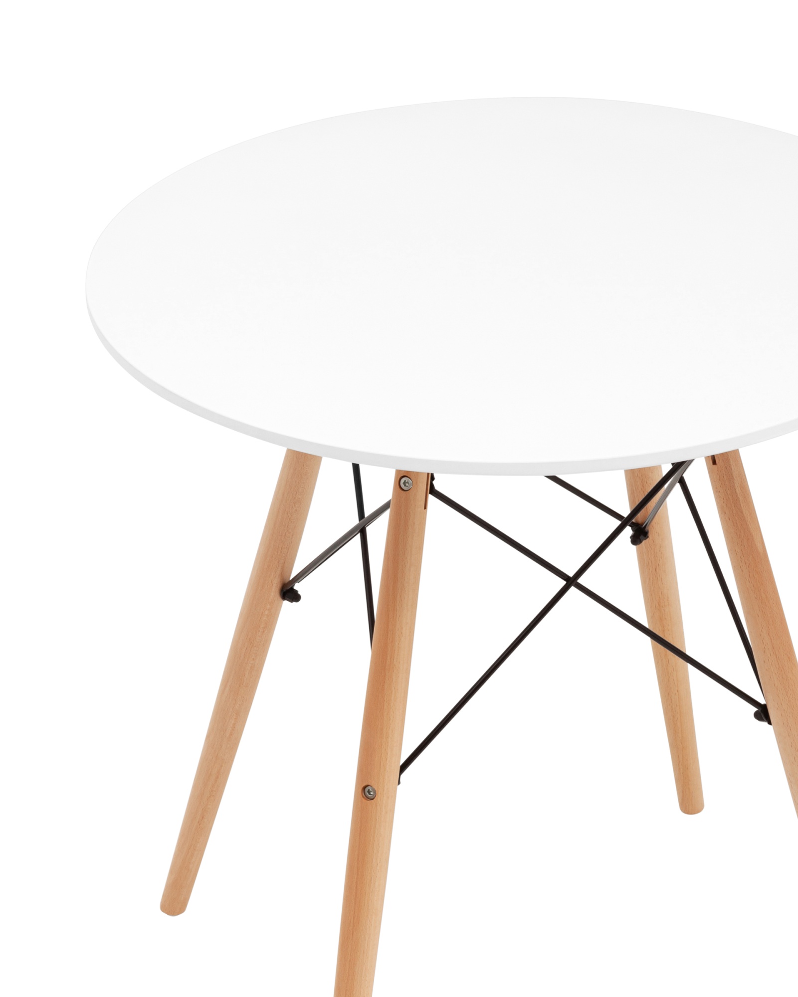 Стол круглый Eames DSW NEW D70 белый Stool Group
