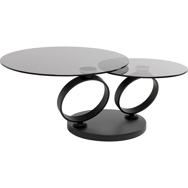 Стол кофейный Beverly Smoke Black 132x80cm KARE 70711