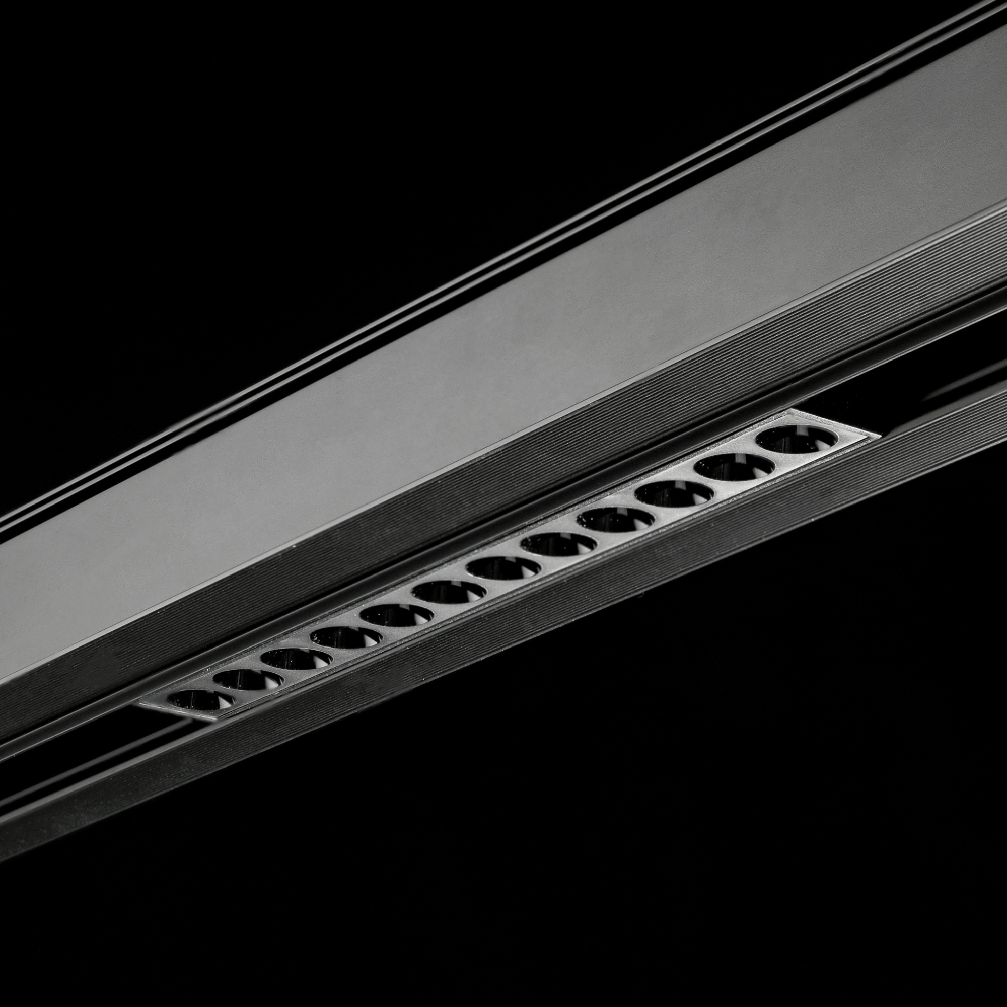 Трековый светильник линейный дарклайт Lumker SY-LINK-220-BL-12-NW