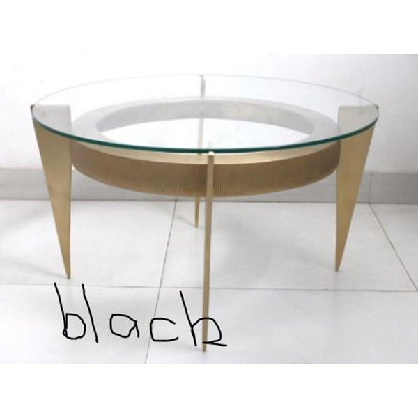 Стол приставной Nino Black Ø77cm KARE 71290