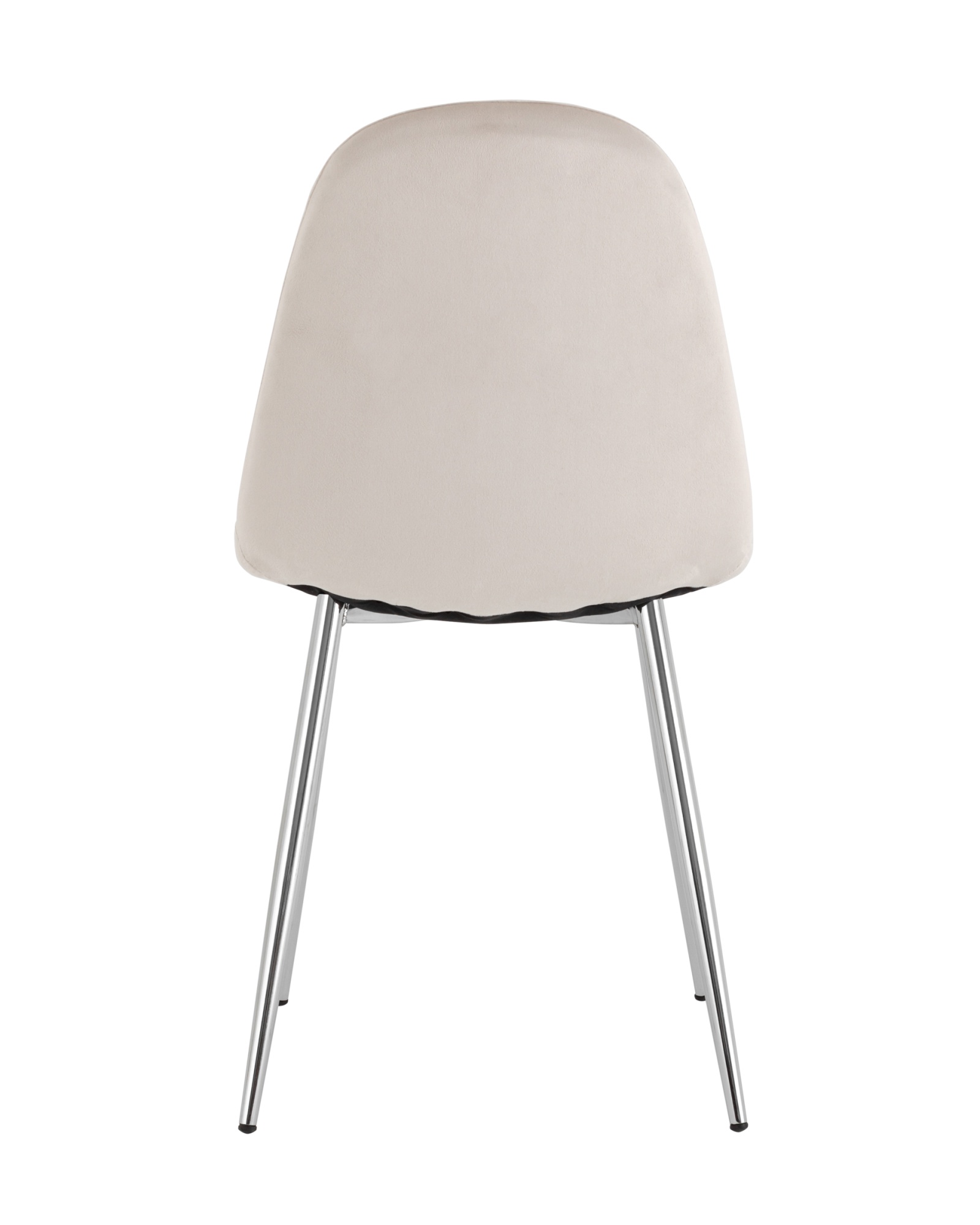 Стул Валенсия SN велюр бежевый хромированные ножки Stool Group