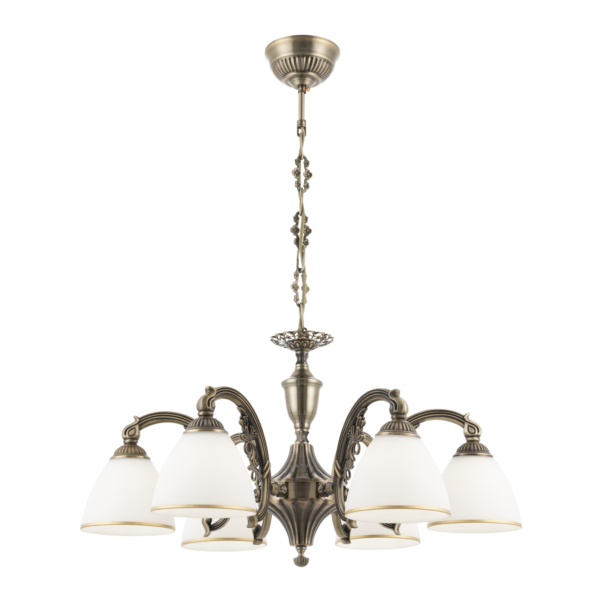 Люстра с плафонами 341837/6 AB Arte Milano