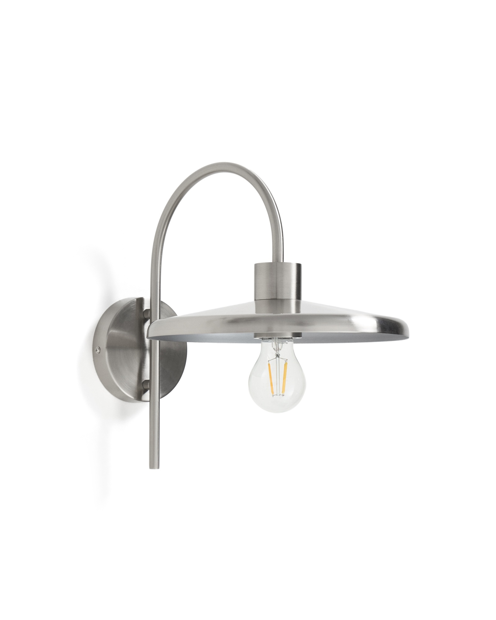 Настенный светильник Nuvira из светло-серого металла La Forma (ex Julia Grup)