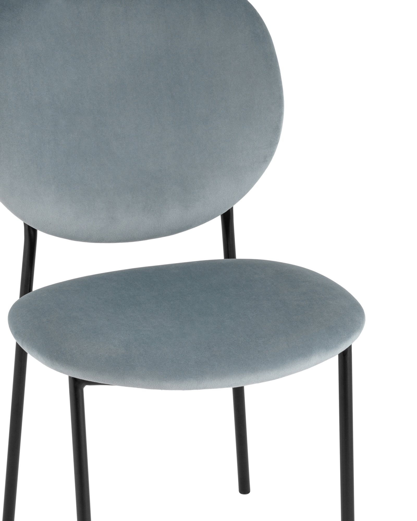 Стул Стенли велюр серый Stool Group