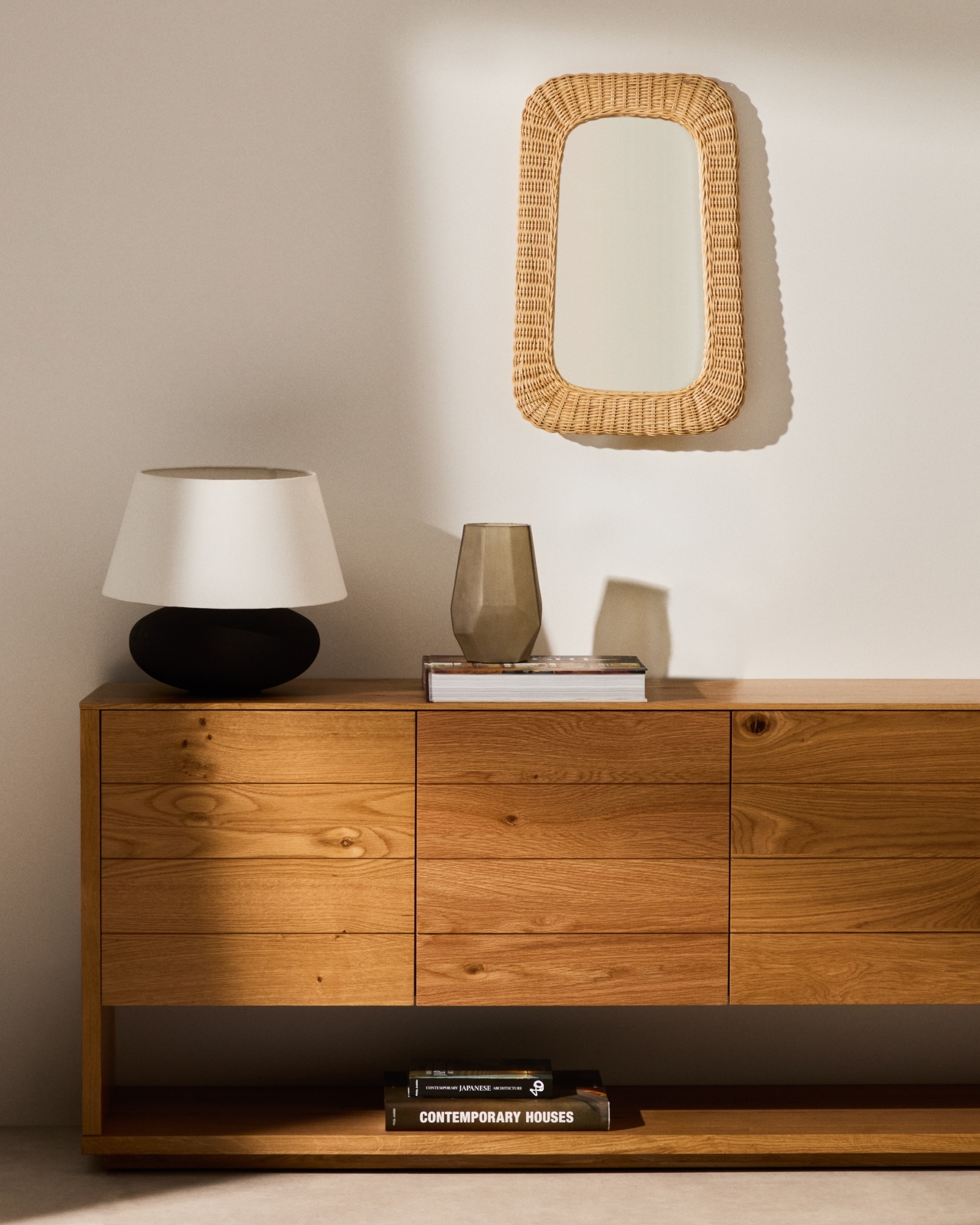 Зеркало из ротанга Zilna 38 x 59 см La Forma (ex Julia Grup)