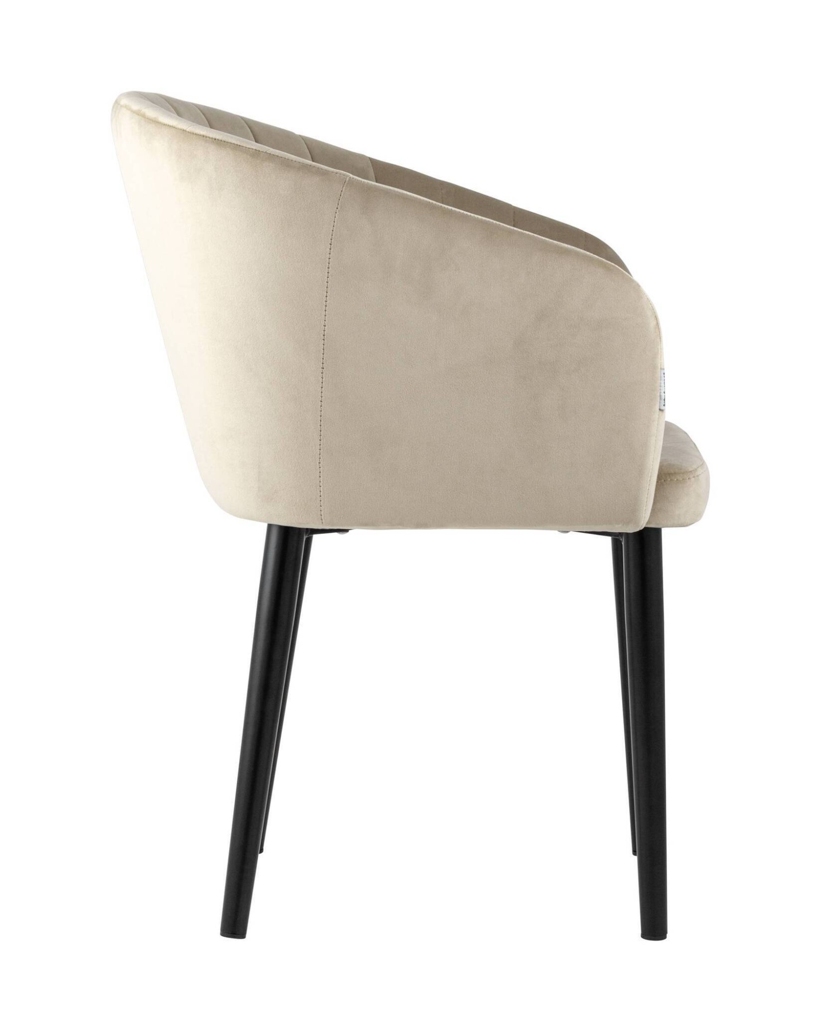 Стул с подлокотниками Нейтон велюр бежевый Stool Group