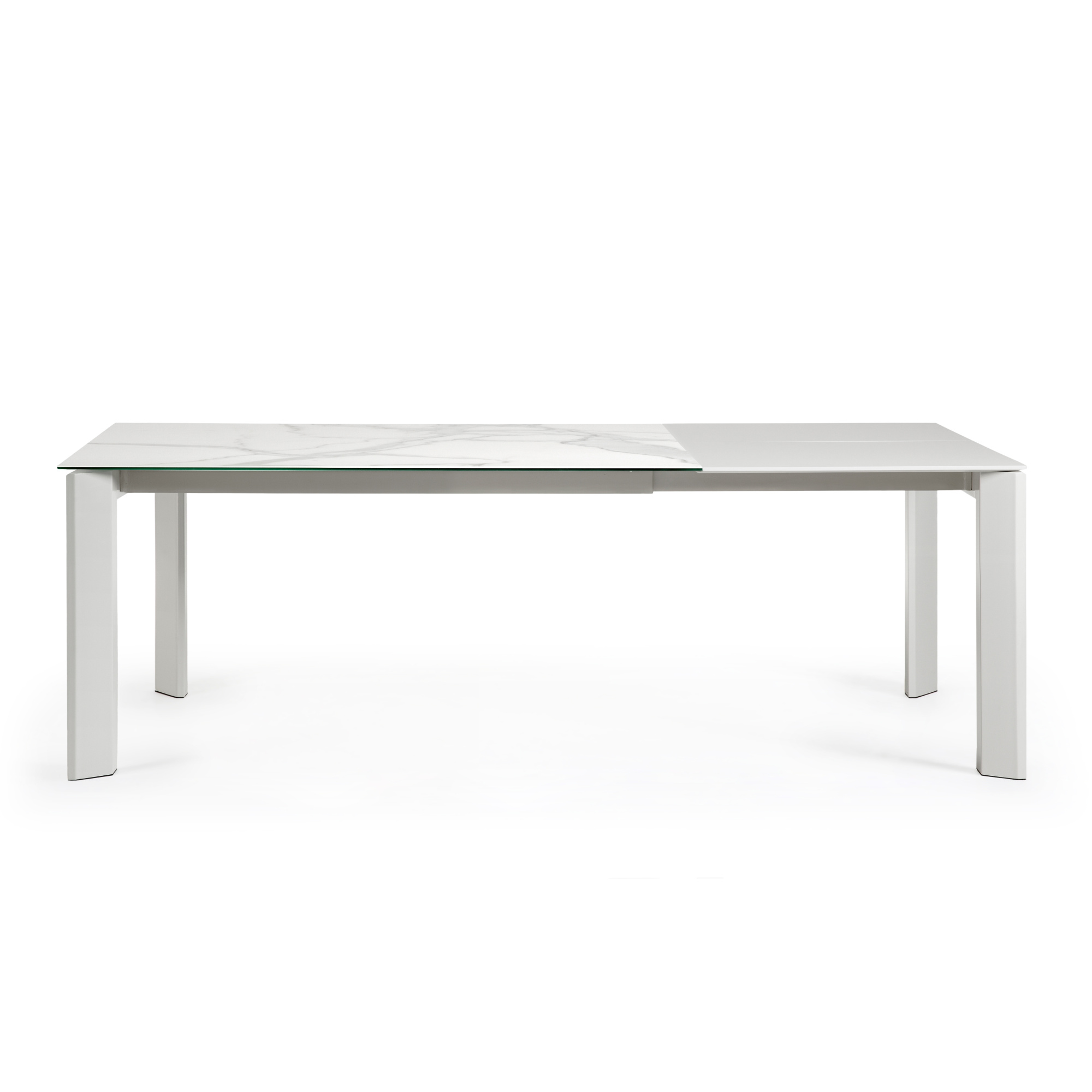 Стол Atta 160 (220) x90 керамика белый La Forma (ex Julia Grup)