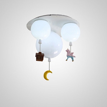 Потолочный светильник BLOW TRIO White by ImperiumLoft