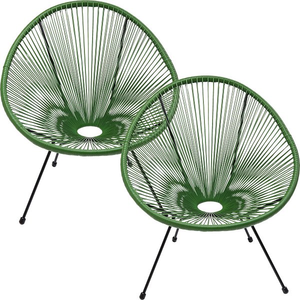 Кресло Acapulco Green KARE 47427