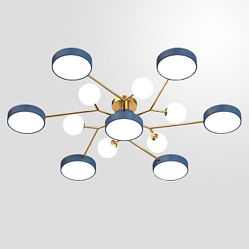 Потолочная люстра MARTA L13 Blue by ImperiumLoft