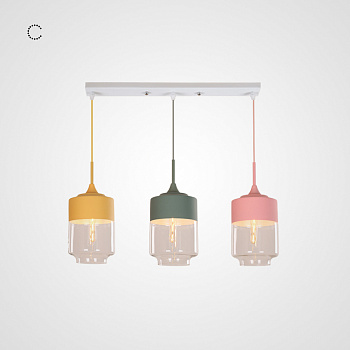 Подвесной светильник NORD COLOR TRIO С by ImperiumLoft