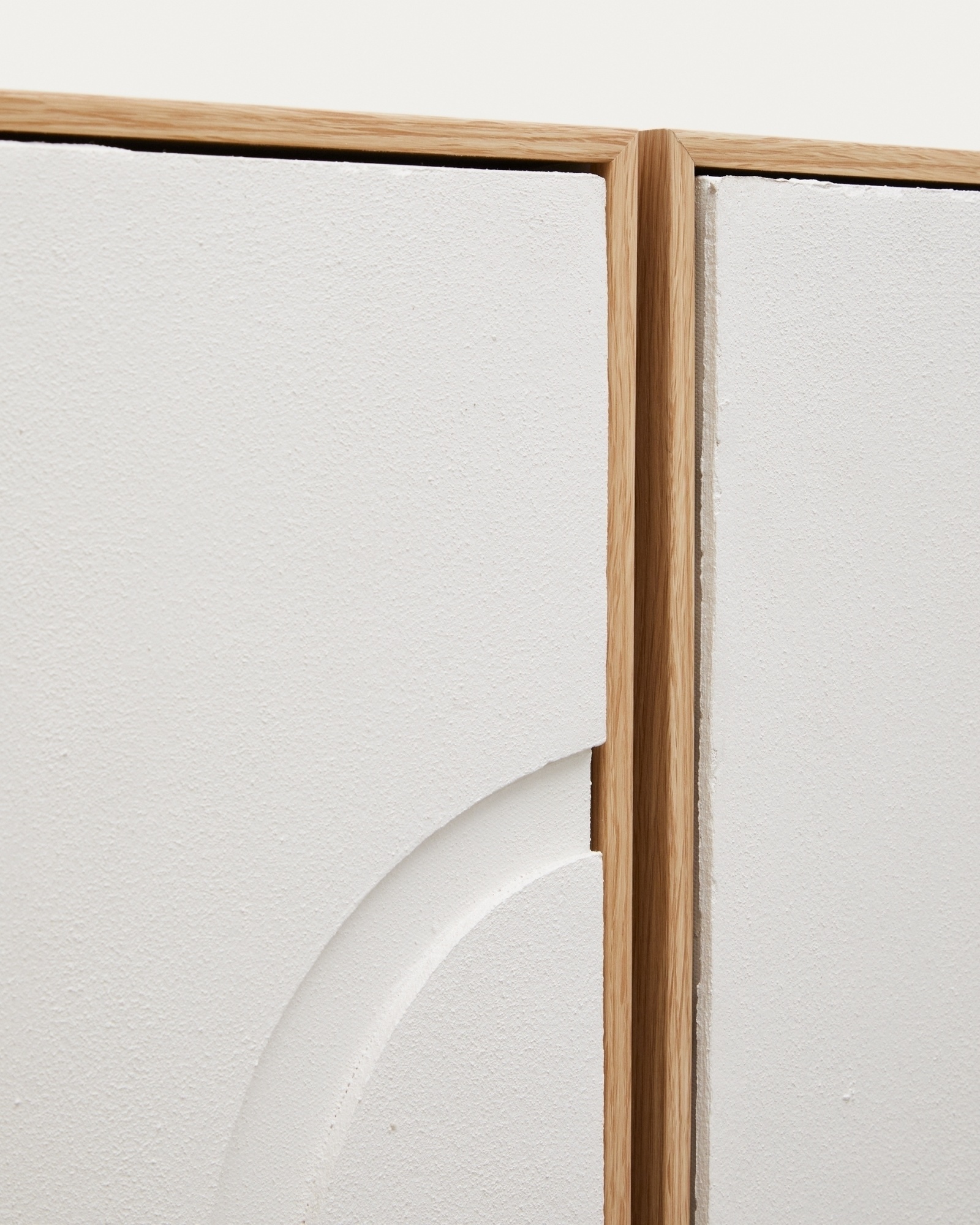 Sefri Набор из 2-х картин с рельефами белого цвета La Forma (ex Julia Grup)