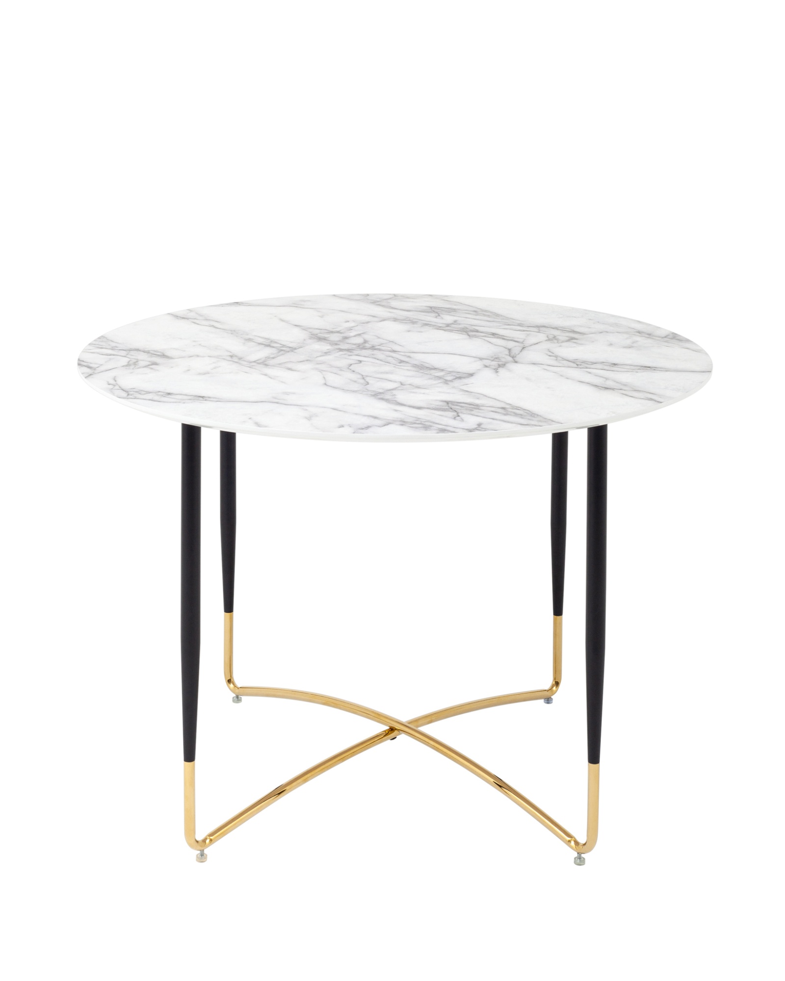 Стол обеденный Даймакс 110*110 белый мрамор Stool Group