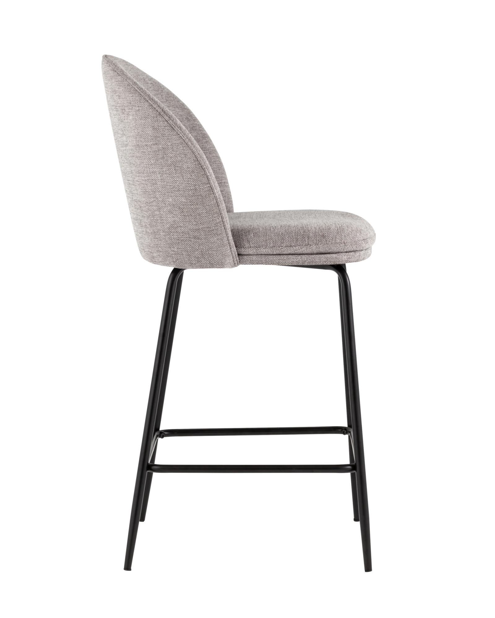 Стул полубарный Echo светло-серый Stool Group