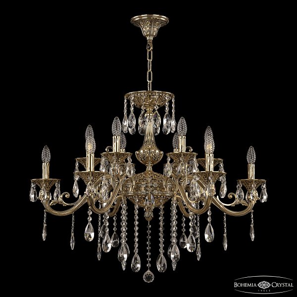 Люстра бронзовая 70123/12/320 B GB U1 Bohemia Ivele Crystal