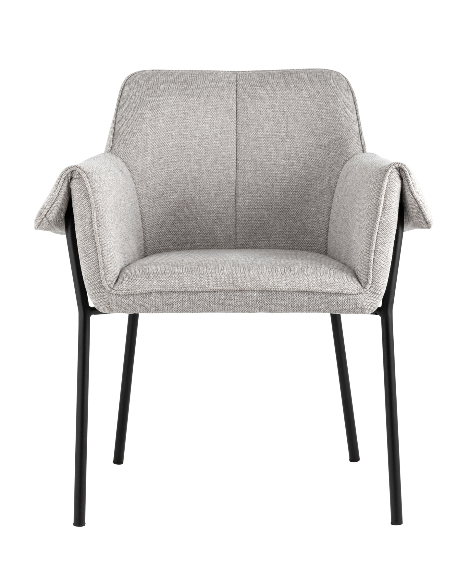 Кресло Бесс рогожка светло-серый Stool Group